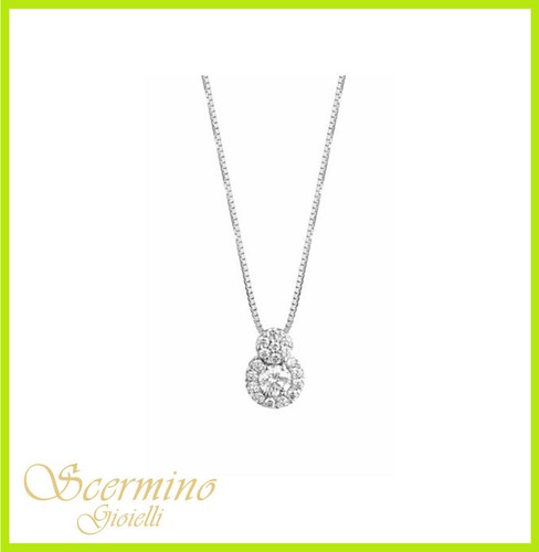 Ciondolo oro bianco 18k - ciondolo, in