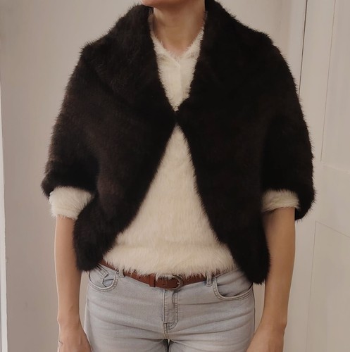 Gilet tricot visone - in, di