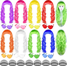 Parrucche colorate lunghe - colorate,