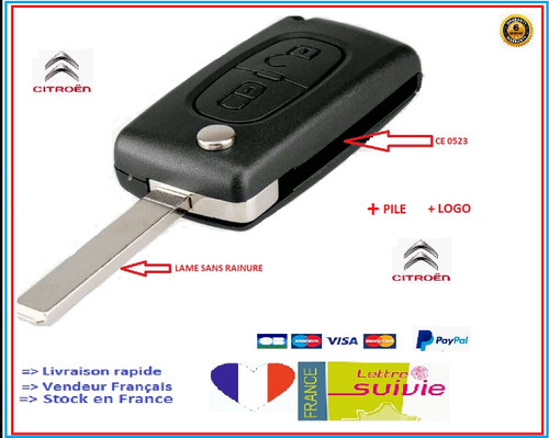 Coque clé plip boitier - , 2bt