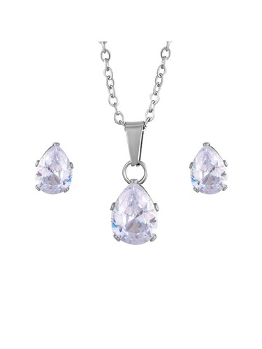 Parure collana orecchini - e,