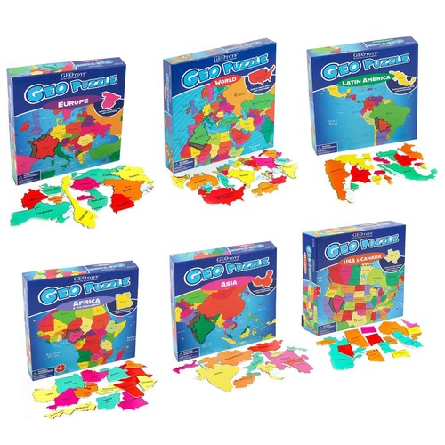 Geotoys country puzzle set - geotoys,