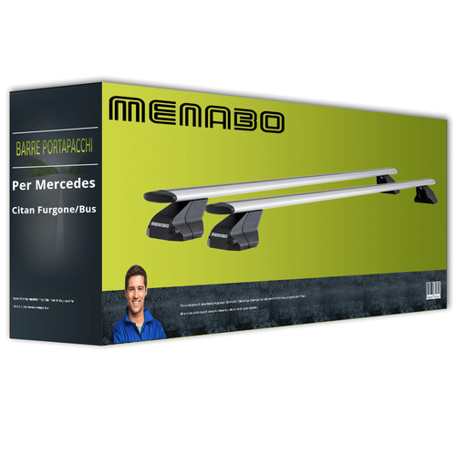 Barre portatutto alluminio per