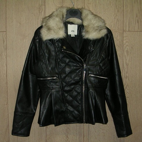 Cappotto giacca stile biker