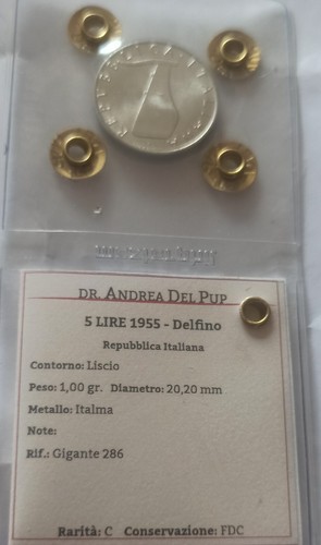 Lire 1955 fdc republica - 5,