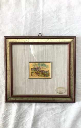 Quadretto vintage foglia - vintage,