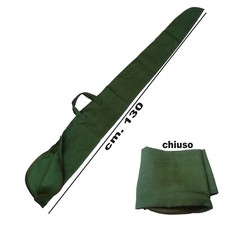 Fodero Tascabile Per Fucile Foderi Stoffa Automatico Sovrapposto Cm. 130 Verde