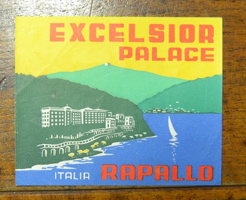 Etichetta valigia excelsior - etichetta,