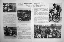 Vecchia rivista moto d'epoca