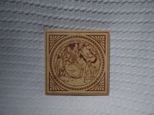 Antica piastrella vittoriana