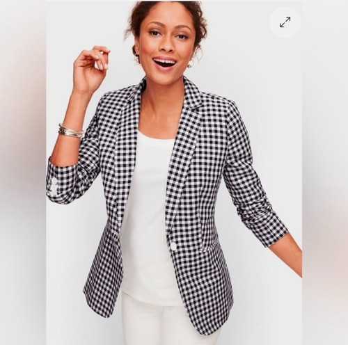 Blazer gingham talbots - blazer, 1