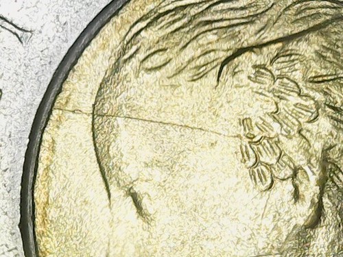 500 lire 1996 errore frattura - 500,