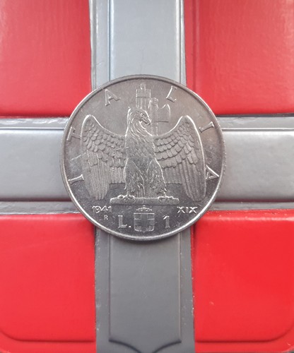 1 lira 1941 - , xix