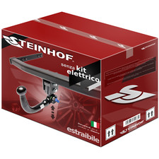 Gancio di traino estraibile verticale per Audi A6 C6 4F Berlina 2004-2011