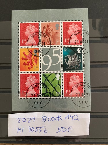 Inghilterra 2021 blocco 142 - gb,