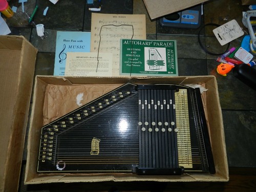 Vintage oscar schmidt autoharp - oscar,