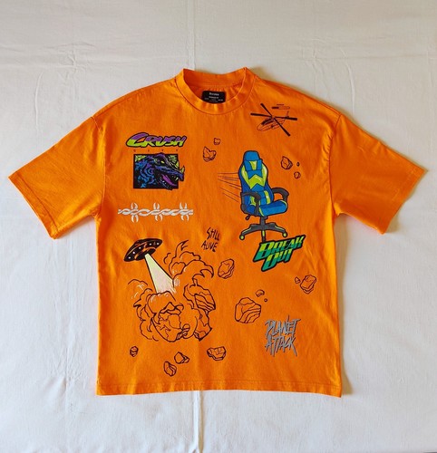 Shirt bershka con grafiche - t-shirt,