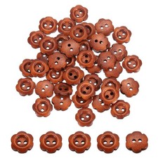 50 Pezzi Bottoni in Legno di
