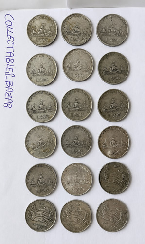 Lotto monete 500 lire - 18,