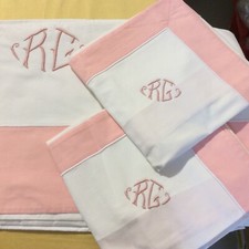 completo letto matrimoniale#cotone#rosa#GR