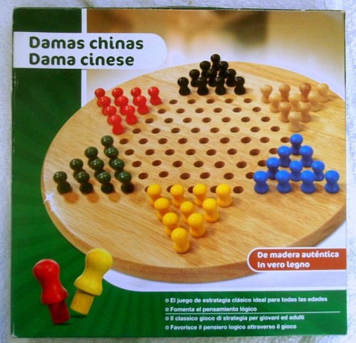 Dama cinese legno - legno, diametro