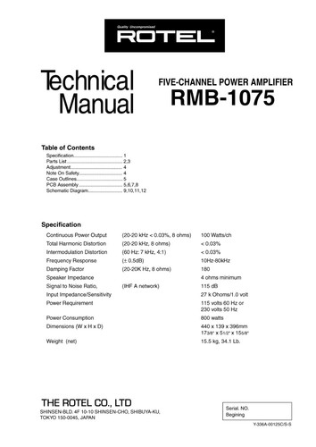 Manuale servizio - manuale,