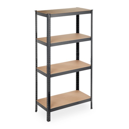 Scaffale metallo nero - 2x,