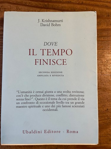 Krishnamurti bohm dove finisce - krishnamurti/bohm-dove,