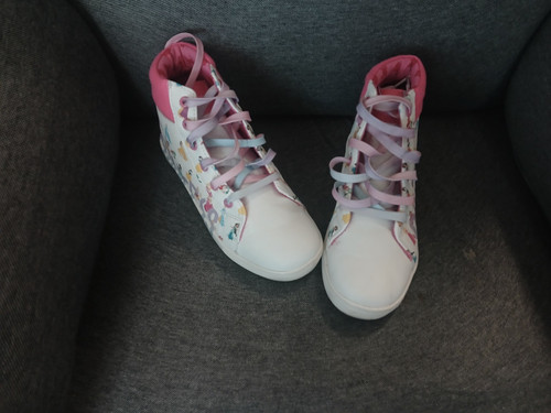 Scarpe alte stringate bambina - scarpe,
