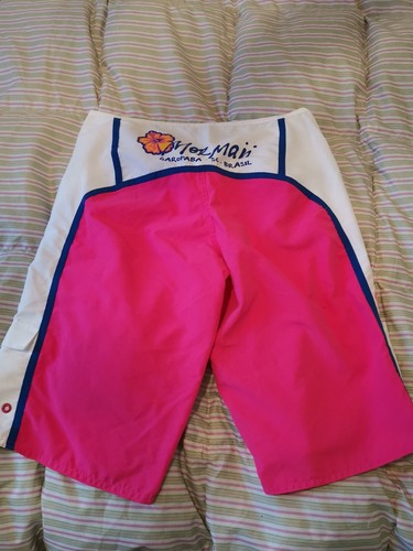 Costume surf rosa fluo - rosa, 40
