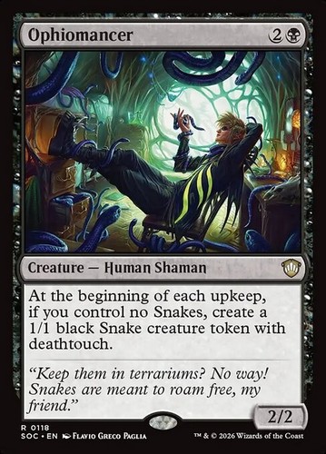 Mtg ophiomancer - ophiomancer,