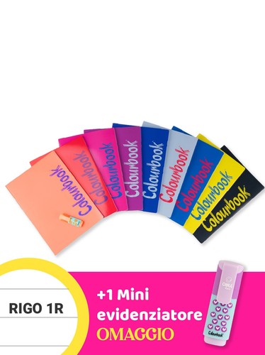 Set quaderni bicolor rigo - a4,