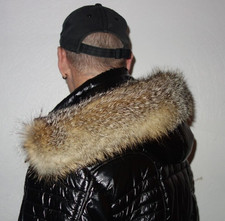 Pelliccia di volpe cappuccio colletto volpe Griesfuchs collo di pelliccia vera pelliccia giacca collo di pelliccia parka