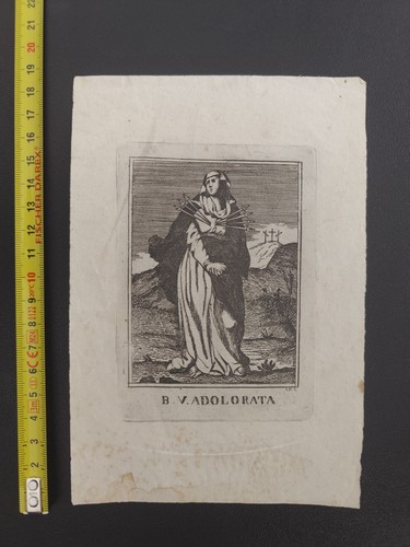 Antica incisione sacra v - antica,