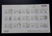 2015 ITALIA FRANCOBOLLI  FOGLIETTO EXPO DI MILANO,  NUOVO PERFETTO 