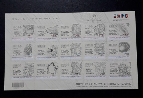 2015 italia francobolli - italia,