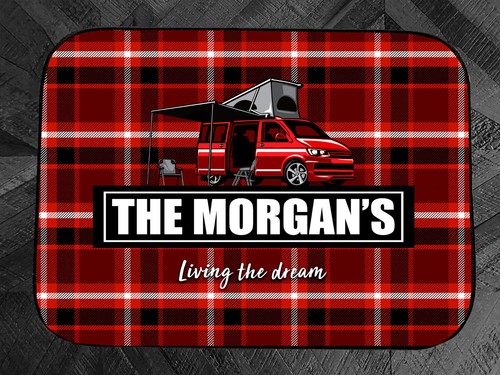 Personalised motorhome mat - personalised,
