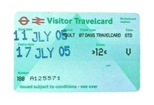 Biglietto bus metropolitana Londra. London Travelcard 7 giorni Zone 1 e 2