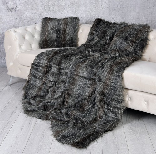 Eco pelliccia coperta struzzo - coperta,
