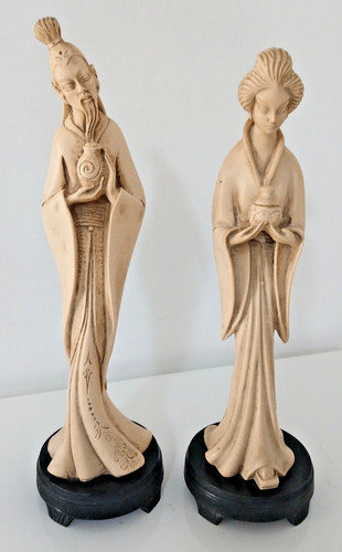Coppia statue sculture cinesi - statue,