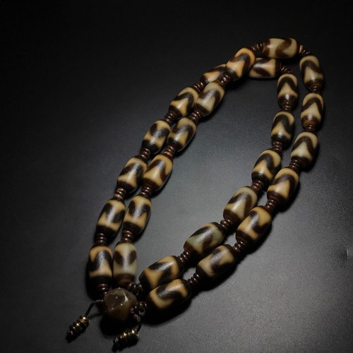 Collana tibetana vecchia - tibetana, agata