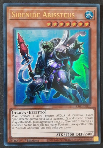 Sirenide abissteus ultra rara - abissteus,