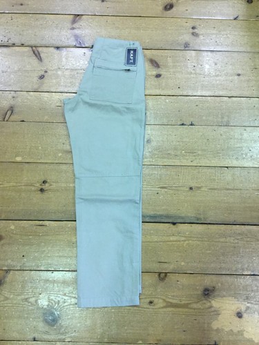 Haft zip pocket chino beige - zip,