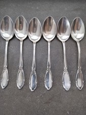 6 antichi cucchiaini da tè in argento 800 CESA 1882