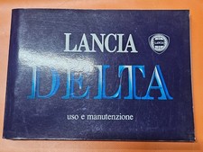 LANCIA DELTA libretto di uso e