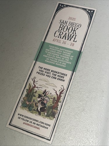 San diego book crawl 2025 - diego,