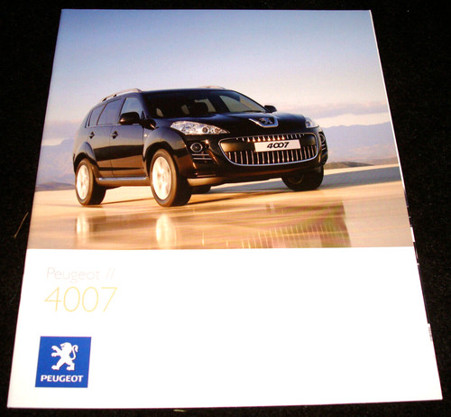 Peugeot 4007 brochure - uk,