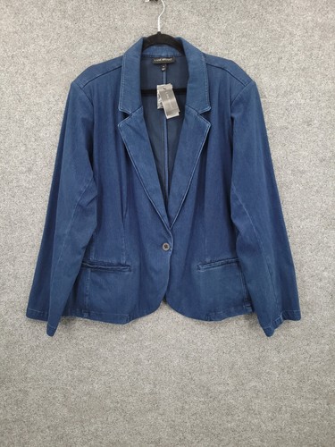 Blazer denim lane bryant - blazer,