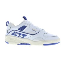 Scarpe sneakers uomo Fila Corda 1TM01797-150 pelle bianca stringate lifestyle