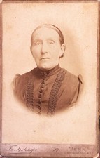 Fotografia d'epoca belle arti, ritratto di donna. Svizzera